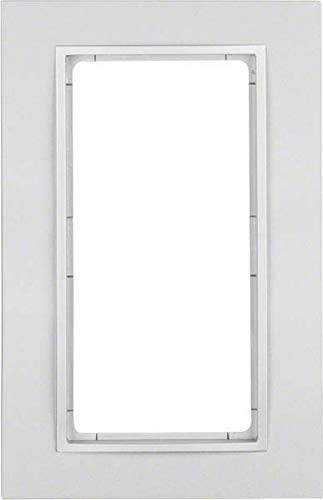 Berker 13096424 Rahmen mit großem Ausschnitt B.7 alu, matt Mesch Shop Berker 13096424 Rahmen mit großem Ausschnitt B.7 alu, matt Mesch Shop